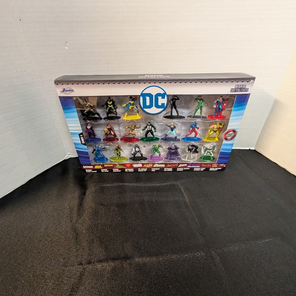 New DC Jada Marvel Figures 18 Nano Metalfigs Die-Cast Set Super Heroes Lot 2020